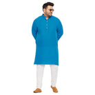 Men Plus Size Ullas-SB Solid Kurta - bigbanana