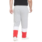 Men Plus Size Vivsie Colorblock Trackpants - bigbanana