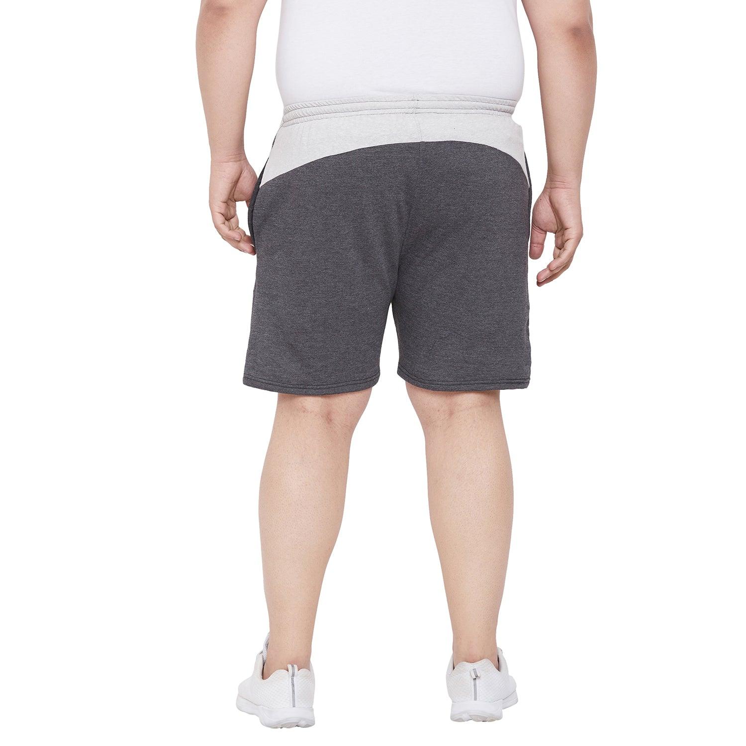 Men Plus Size Wallace Solid Shorts - bigbanana