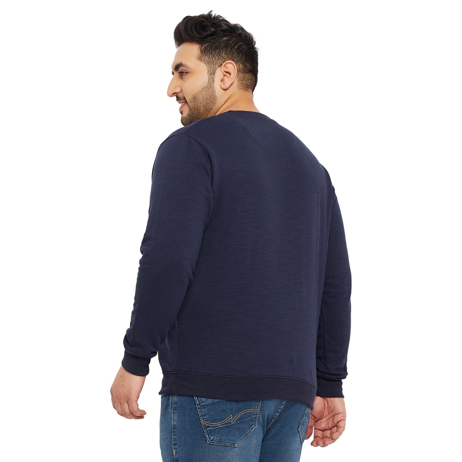 Men Plus Size Watford Colorblock Sweatshirt - bigbanana