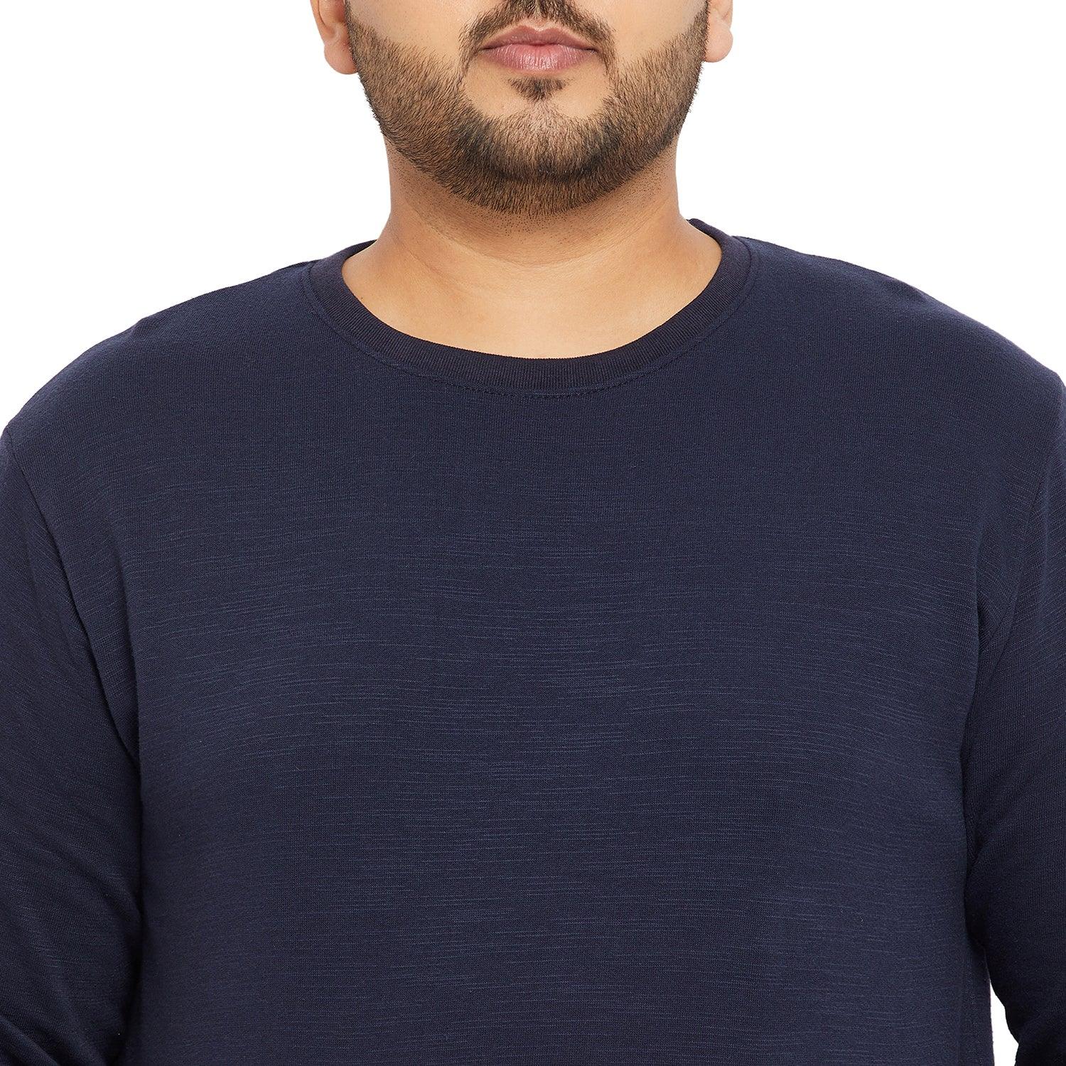 Men Plus Size Watford Colorblock Sweatshirt - bigbanana