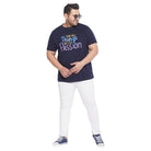 Men Plus Size Watt Printed Round Neck Tshirt - bigbanana