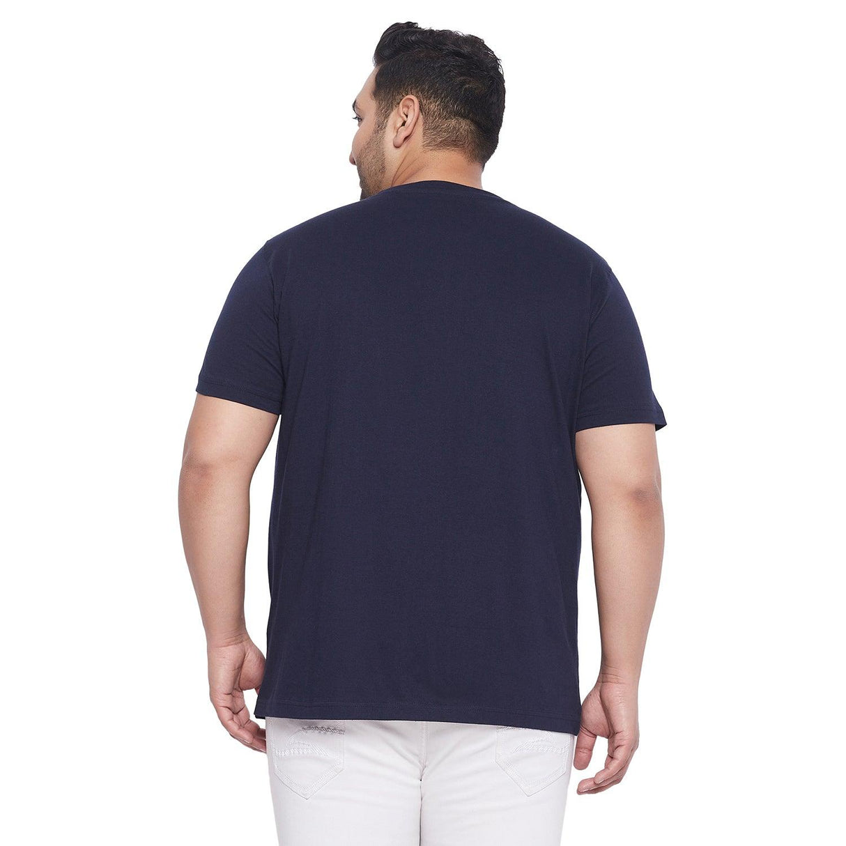 Men Plus Size Watt Printed Round Neck Tshirt - bigbanana