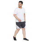 Men Plus Size Webbe Colorblock Shorts - bigbanana