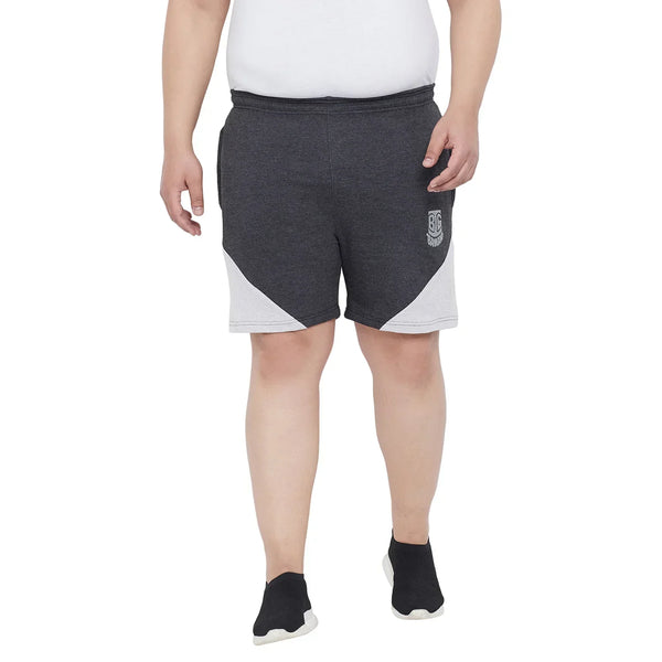 Men Plus Size Webbe Colorblock Shorts