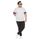 Men Plus Size Willbert Solid Round Neck Tshirt - bigbanana