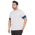 Men Plus Size Willbert Solid Round Neck Tshirt - bigbanana