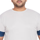 Men Plus Size Willbert Solid Round Neck Tshirt - bigbanana