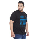 Men Plus Size Wing Printed Round Neck Tshirt - bigbanana