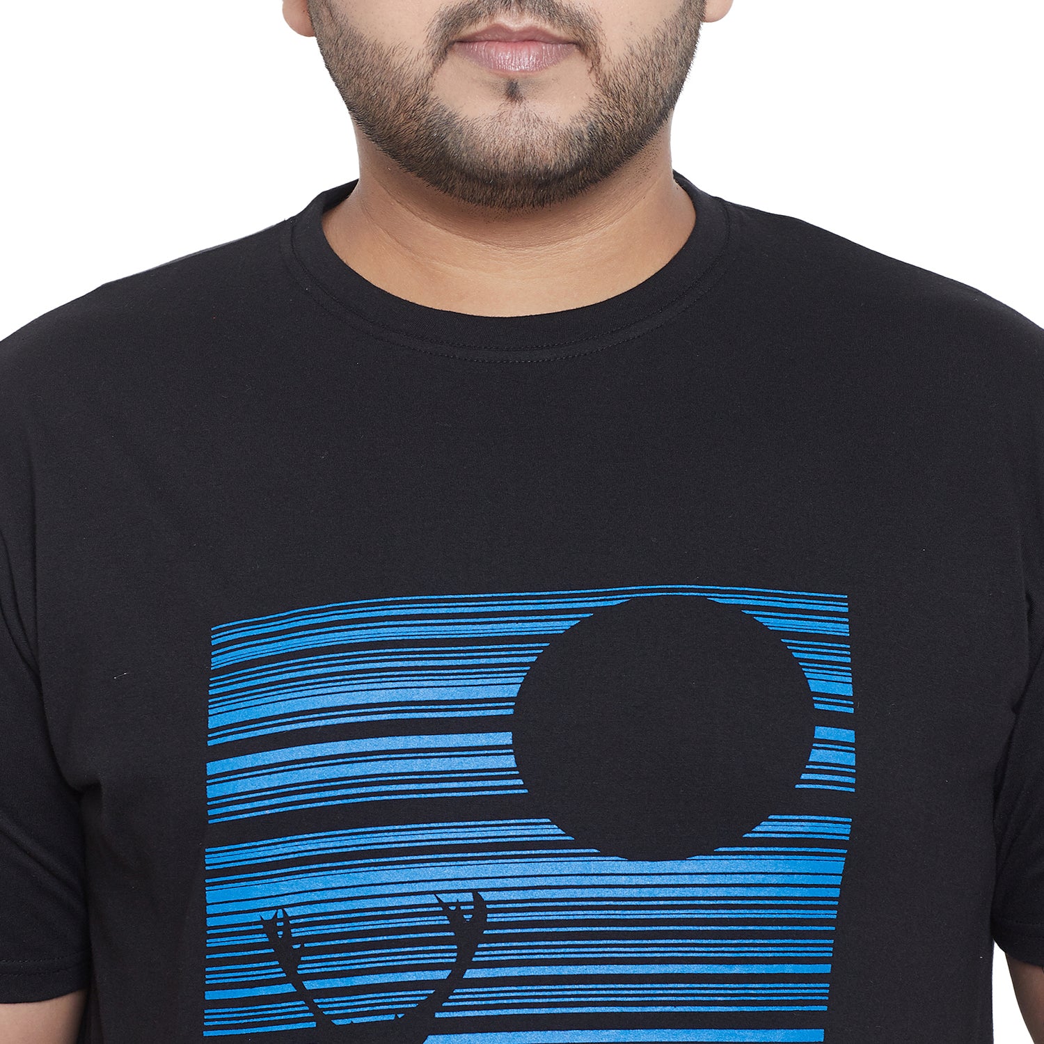 Men Plus Size Wing Printed Round Neck Tshirt - bigbanana