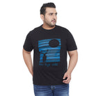 Men Plus Size Wing Printed Round Neck Tshirt - bigbanana