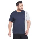 Men Plus Size Wren Colorblock Round Neck Tshirt - bigbanana