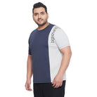 Men Plus Size Wren Colorblock Round Neck Tshirt - bigbanana