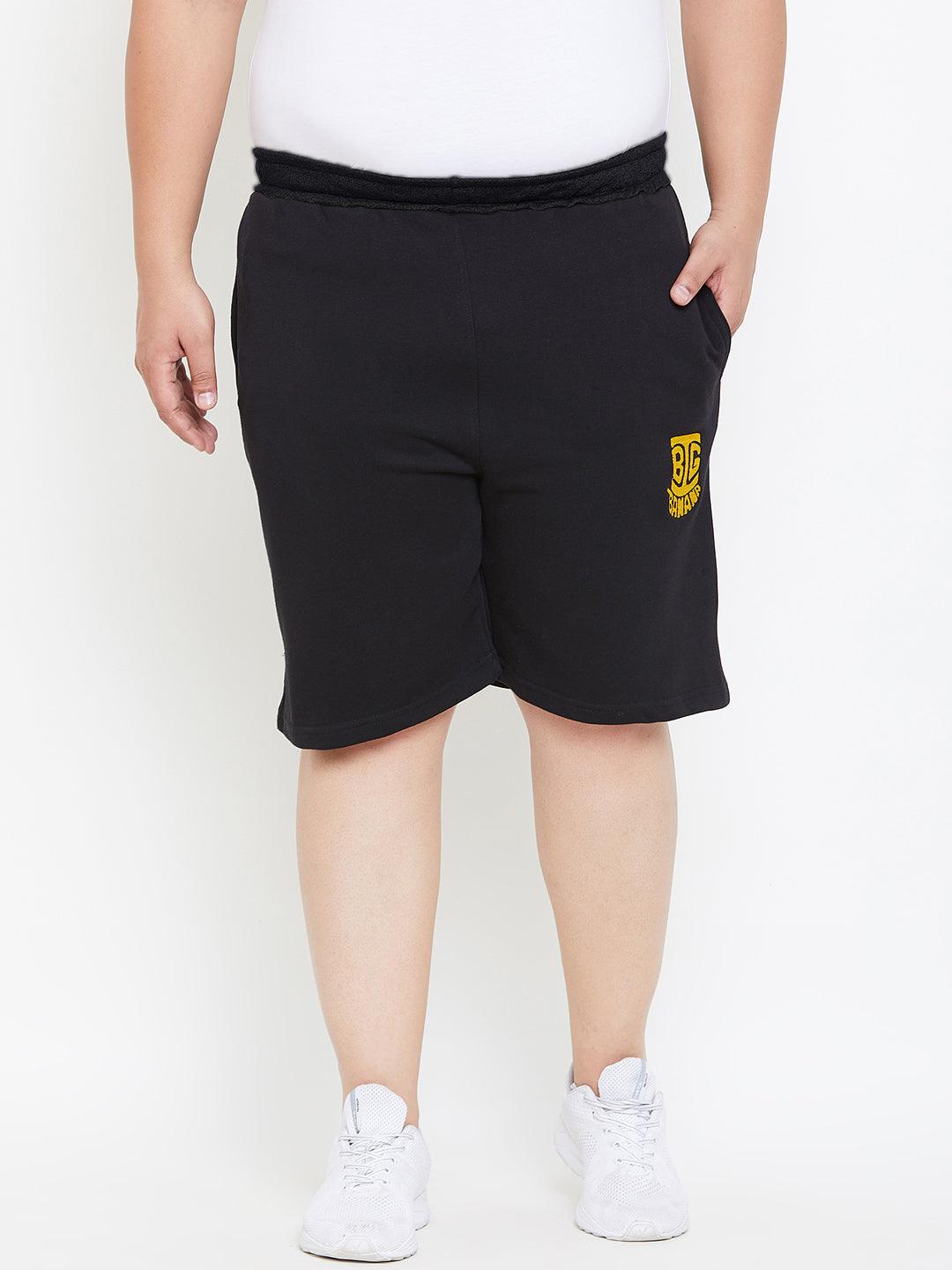 Men Plus Size Sal-BL Solid Shorts - bigbanana