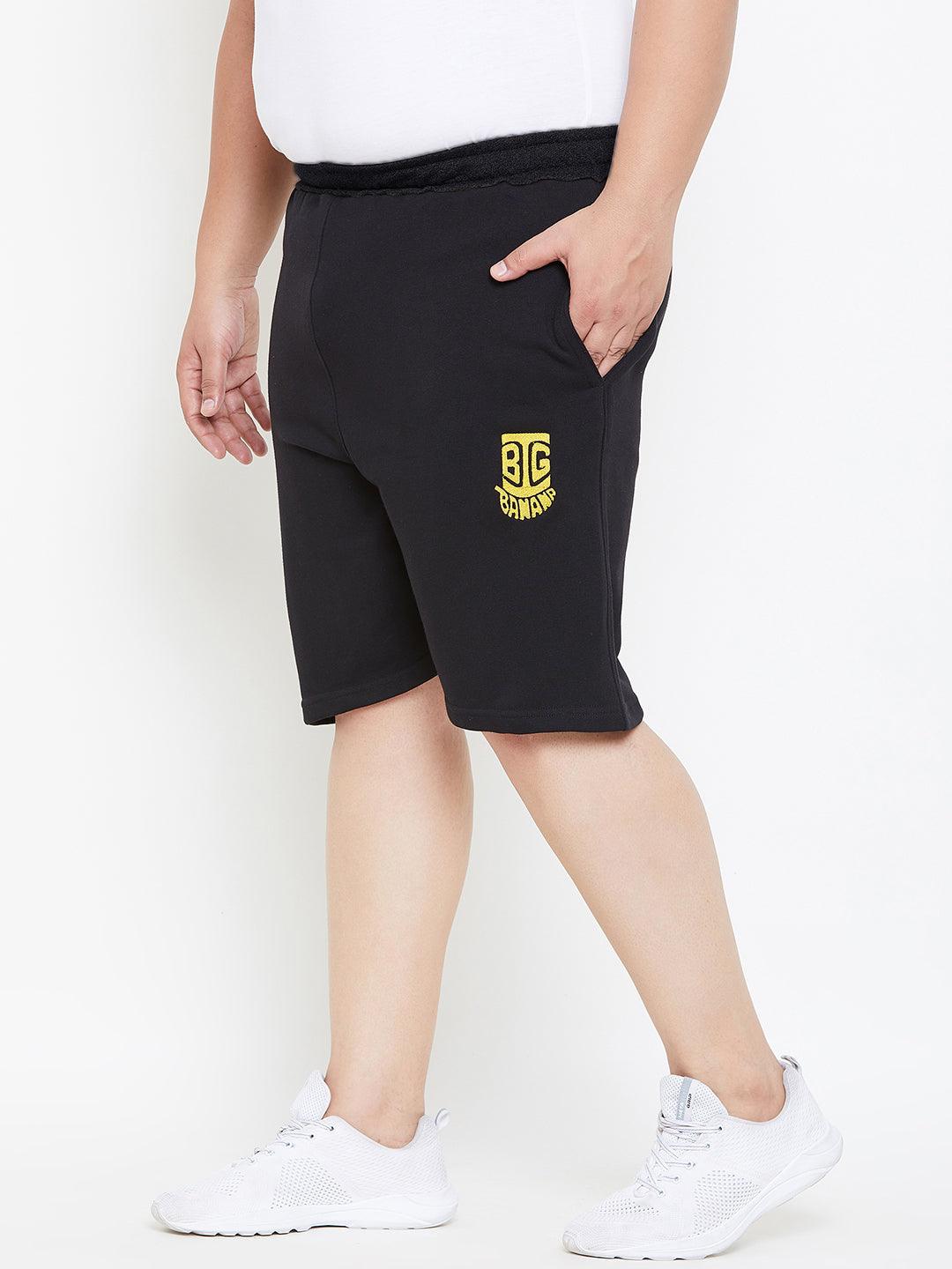 Men Plus Size Sal-BL Solid Shorts - bigbanana